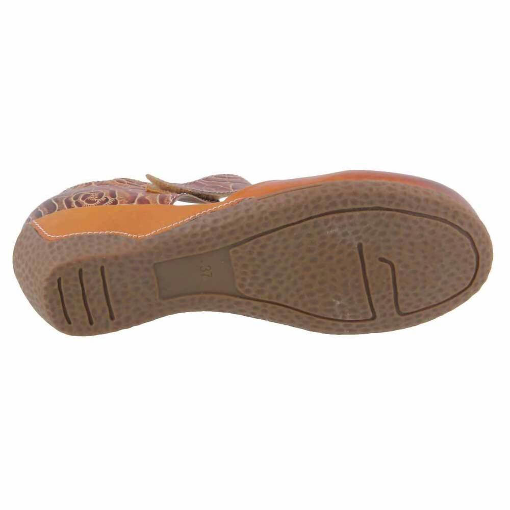 NEW L'ARTISTE women's gloss-pansy shoes in camel - Picture 4 of 4